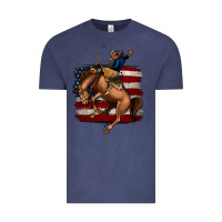 Vintage Denim bucking bronco Vintage Tee - Jasminsmagicworld