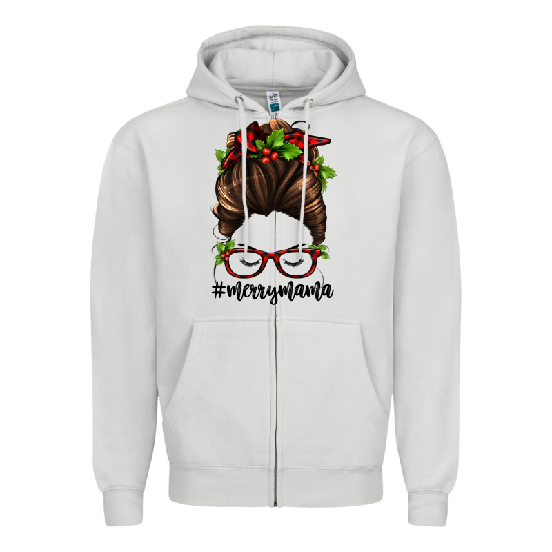 Christmas Merry Mama Zipper Hoodie by Jasminsmagicworld | Teevron