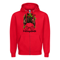 Red christmas merry mama Zipper Hoodie - Jasminsmagicworld