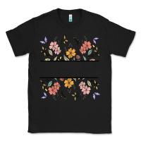 Black wildflower your text here Classic Tee - MaliasSmallBusiness