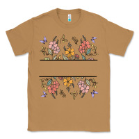 Toasted Coconut wildflower your text here Classic Tee - MaliasSmallBusiness