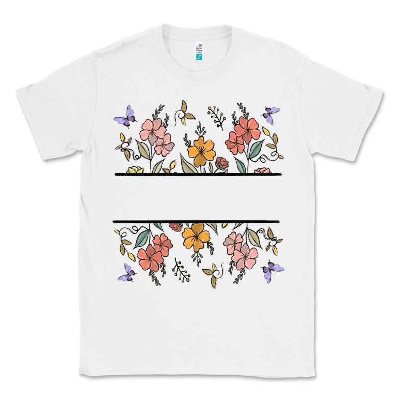Wildflower Your Text Here Classic Tee by MaliasSmallBusiness | Teevron