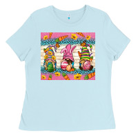 Baby Blue Easter Gnomies Tumbler Easter Day Ladies Tee - Neo Western