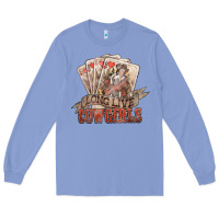 Colony Blue long live cowgirls cards Long Sleeve Tee - NancyCooperArtShop
