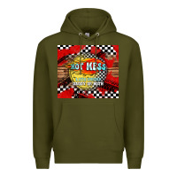 Army Green hot mess daddy of both Premium Hoodie - TumblerDesignByShophia