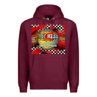 Burgundy hot mess daddy of both Premium Hoodie - TumblerDesignByShophia