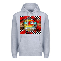 Heather Grey hot mess daddy of both Premium Hoodie - TumblerDesignByShophia