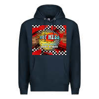 Navy hot mess daddy of both Premium Hoodie - TumblerDesignByShophia