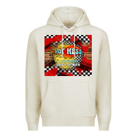 Oatmeal Heather hot mess daddy of both Premium Hoodie - TumblerDesignByShophia