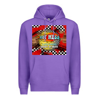 Purple hot mess daddy of both Premium Hoodie - TumblerDesignByShophia