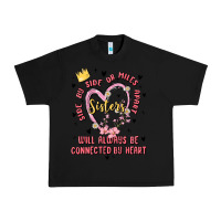 Black side by side or miles apart sisters will always be connected by heart Urban Heavy Tee - MaliasSmallBusiness