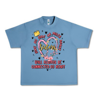 Pebble Blue side by side or miles apart sisters will always be connected by heart Urban Heavy Tee - MaliasSmallBusiness