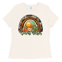 Bone desert vibes rainbow Ladies Tee - JahusDesignShop