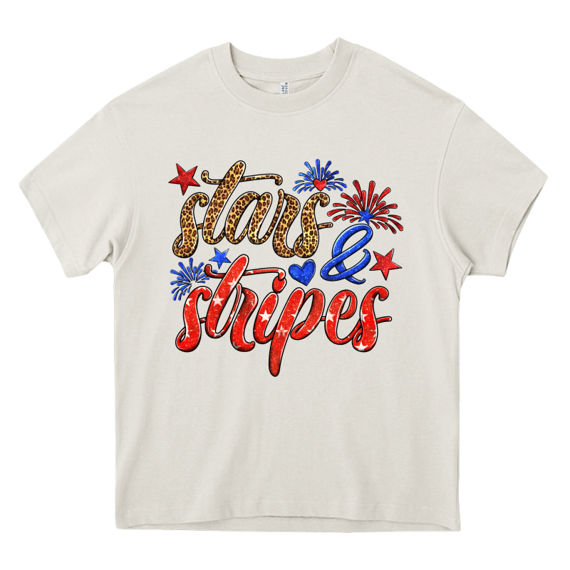 Stars And Stripes Heavy Core Tee by HRA Design Shop | Teevron