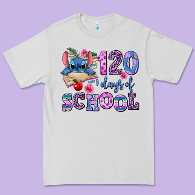 120 Days Of School Premium Tee Designed By Adodesignshop
