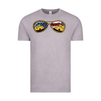 Bus Driver American Sunglasses Vintage Tee | Teevron