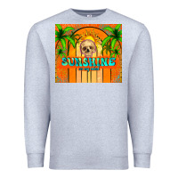 Heather Grey sunshine on my mind Premium Sweatshirt - TumblerDesignByShophia