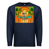 Navy sunshine on my mind Premium Sweatshirt - TumblerDesignByShophia