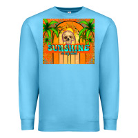 Ocean Blue sunshine on my mind Premium Sweatshirt - TumblerDesignByShophia