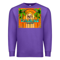 Purple sunshine on my mind Premium Sweatshirt - TumblerDesignByShophia