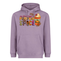 Lavender my blood type is pumpkin spice Heavyweight Hoodie - NancyCooperArtShop