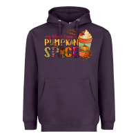 Plum my blood type is pumpkin spice Heavyweight Hoodie - NancyCooperArtShop
