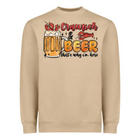 Mushroom crawfish and beer that's why i'm here Heavyweight Sweatshirt - MaliasSmallBusiness