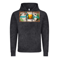 Vintage Black western howdy cowboy horse sunset weapon cactus leopard  license plate Vintage Hoodie - BarkalooDesign