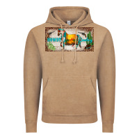 Vintage Coffee western howdy cowboy horse sunset weapon cactus leopard  license plate Vintage Hoodie - BarkalooDesign