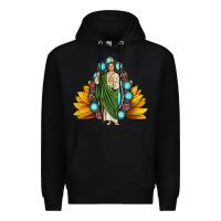 Black san judas gemstone sunflower Premium Hoodie - JahusDesignShop