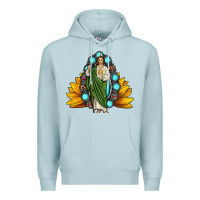 Blue Mist san judas gemstone sunflower Premium Hoodie - JahusDesignShop