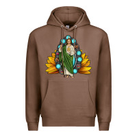Chestnut san judas gemstone sunflower Premium Hoodie - JahusDesignShop