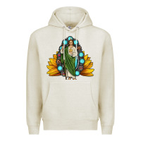 Oatmeal Heather san judas gemstone sunflower Premium Hoodie - JahusDesignShop