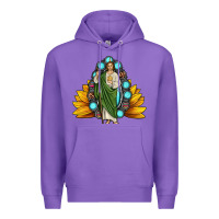 Purple san judas gemstone sunflower Premium Hoodie - JahusDesignShop