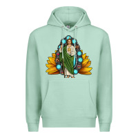 Seafoam san judas gemstone sunflower Premium Hoodie - JahusDesignShop