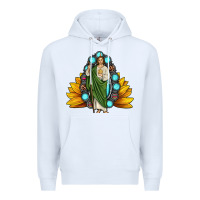 White san judas gemstone sunflower Premium Hoodie - JahusDesignShop