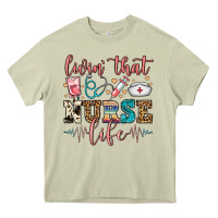 Mossy livin' that nurse life Heavy Core Tee - FaDigitalArtStudio