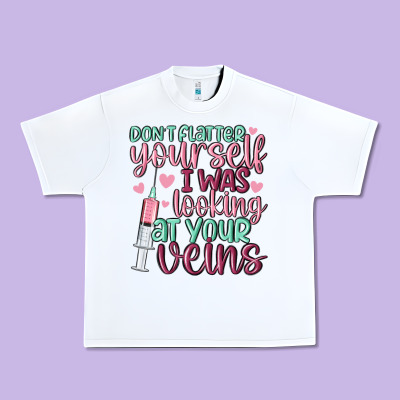 Don't Flatter Yourself I Was Looking At Your Veins Urban Heavy Tee Designed By Maliassmallbusiness