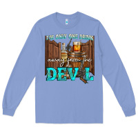 Colony Blue im only one drink Long Sleeve Tee - NancyCooperArtShop
