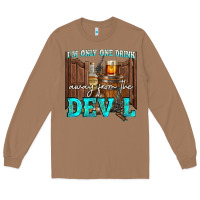 Toasted Coconut im only one drink Long Sleeve Tee - NancyCooperArtShop