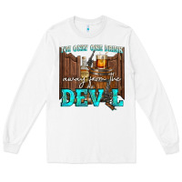 White im only one drink Long Sleeve Tee - NancyCooperArtShop