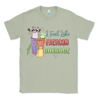 Matcha i feel like garbage raccoon Classic Tee - MaliasSmallBusiness