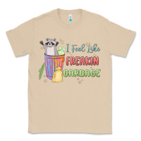 Mushroom i feel like garbage raccoon Classic Tee - MaliasSmallBusiness