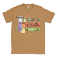 Toasted Coconut i feel like garbage raccoon Classic Tee - MaliasSmallBusiness
