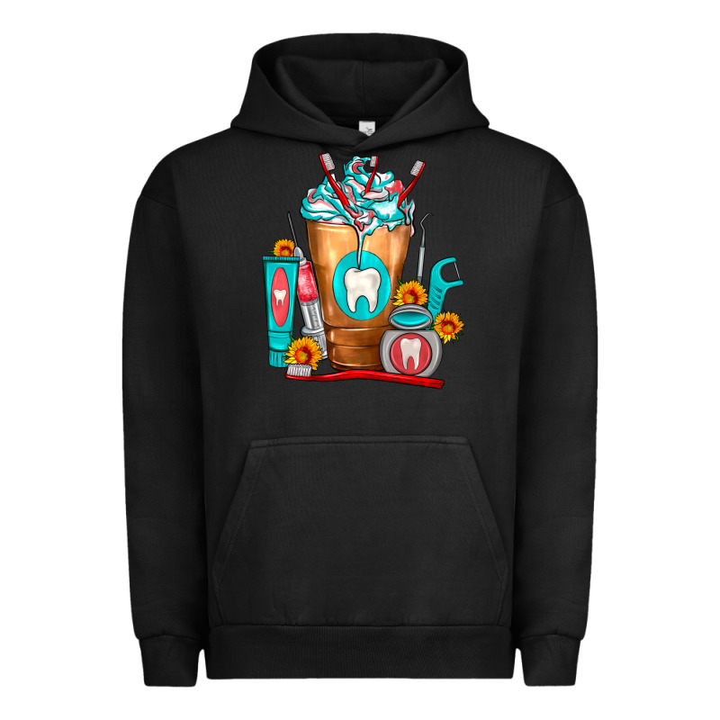 Dentist Cold Drink Frappe Urban Hoodie by FaDigitalArtStudio | Teevron
