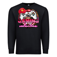 Black Gaming is my valentine Premium Sweatshirt - HowdyJamesFarm