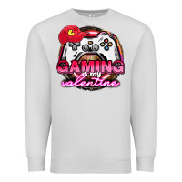 Dove Grey Gaming is my valentine Premium Sweatshirt - HowdyJamesFarm