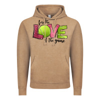 Vintage Coffee for the love of the game tennis Vintage Hoodie - Jasminsmagicworld