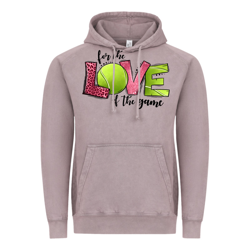 For The Love Of The Game Tennis Vintage Hoodie by Jasminsmagicworld | Teevron