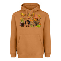 Meerkat Thankful afro gnome Heavyweight Hoodie - NancyCooperArtShop